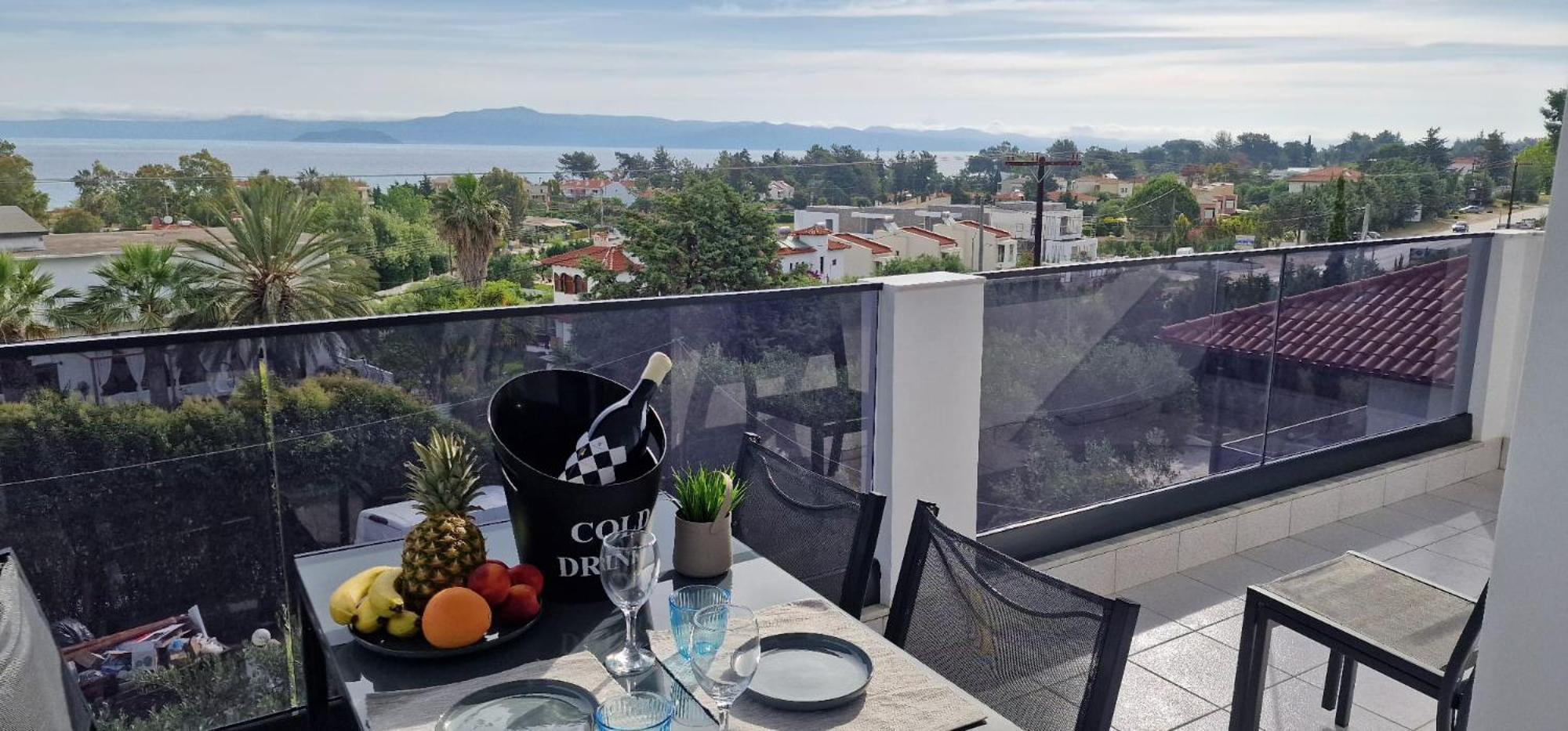 Eden Sea View Harmony Apartment Pefkochori Exterior foto